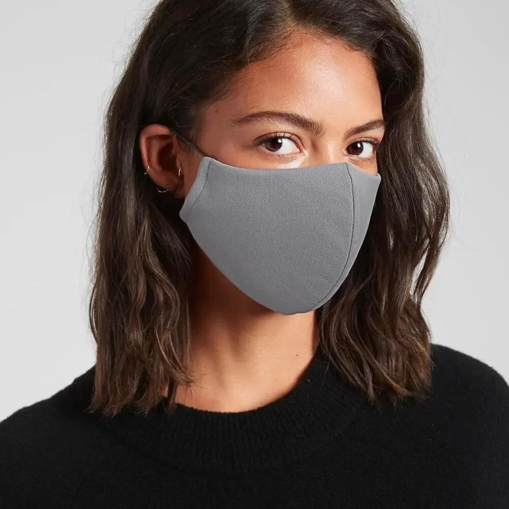 Athleta Activate Facial Mask Two Pack Pink and Osprey Gray
